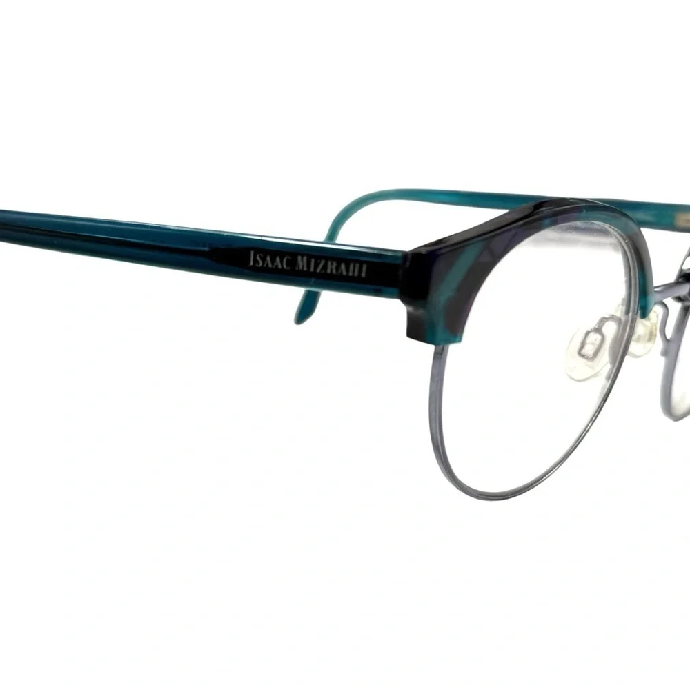 Isaac Mizrahi New York IM 30026 BL 47 21 145 oval glasses frames